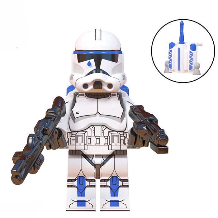 501st Legion Tup Clone Trooper (Star Wars) - Custom Building Blocks Mini Figures Compatible with LEGO