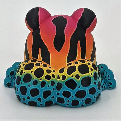 SUNS OUT BUNS OUT Custom 1 of 1 Ributt Vinyl Figure: “Rainbow Poison Dart Toad” by Kendra Thomas