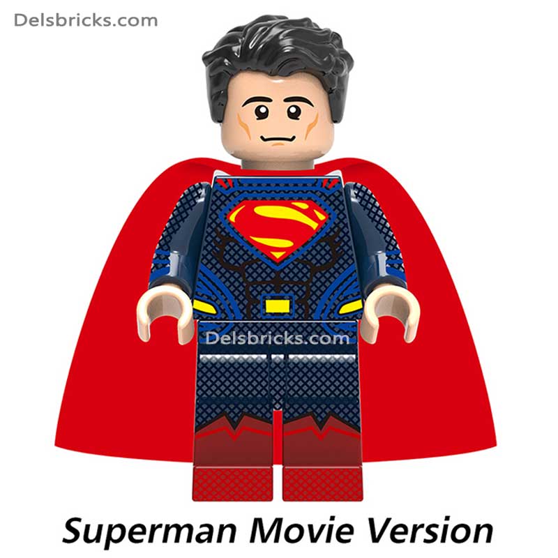 Superman Man of Steel Movie Version (DC) - Custom Building Blocks Mini Figures Compatible with LEGO