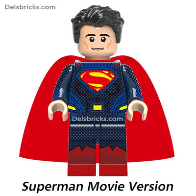 Superman Man of Steel Movie Version (DC) - Custom Building Blocks Mini Figures Compatible with LEGO