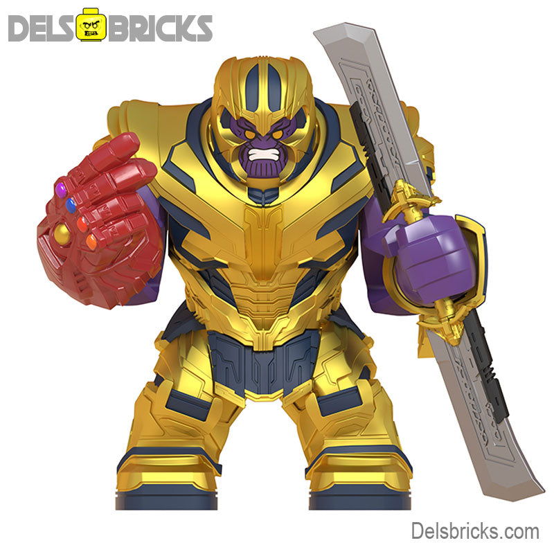 Thanos Large Size (Marvel Avengers) - Custom Building Blocks Mini Figures Compatible with LEGO