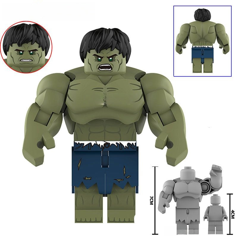 Hulk Blocks Basic The Incredible Hulk (Marvel Avengers) - Custom Building Blocks Mini Fi ...