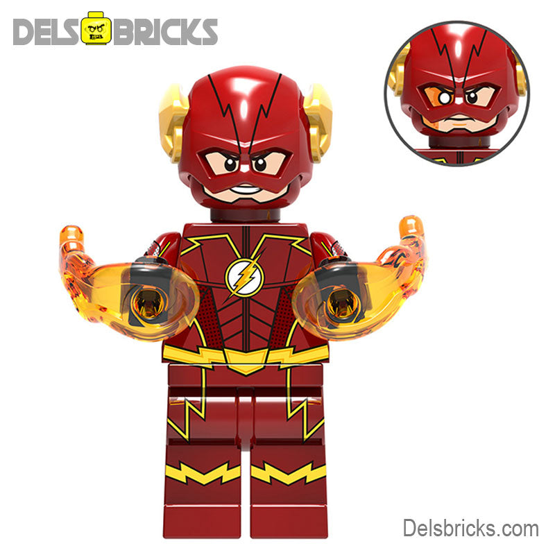 The Flash Barry Allen TV Show Version (DC) - Custom Building Blocks Mini Figures Compatible with LEGO