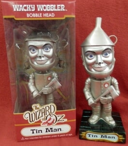 Funko Wacky Wobbler: Tin Man (Emerald Chrome Base)