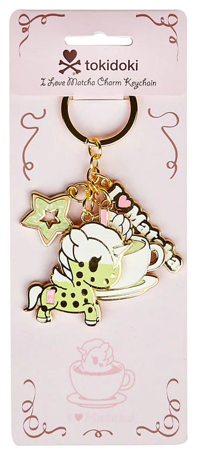 Tokidoki: Keychains, "I Love Macha" Charm