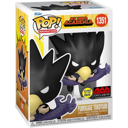 POP! Animation: 1351 MHA, Fumikage Tokoyami (Fallen Angel) (GITD) Exclusive