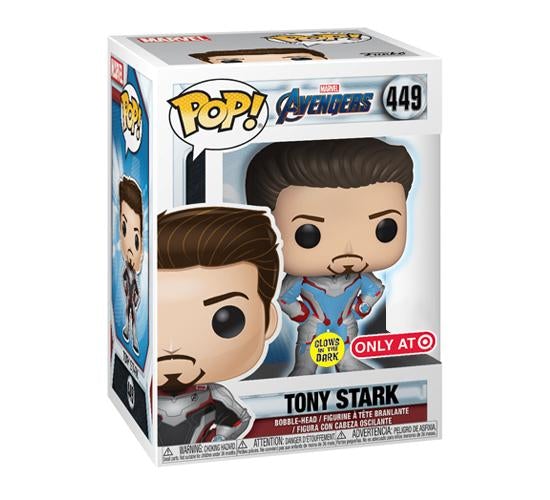 POP! Marvel: 449 Avengers, Tony Stark (GITD) Exclusive