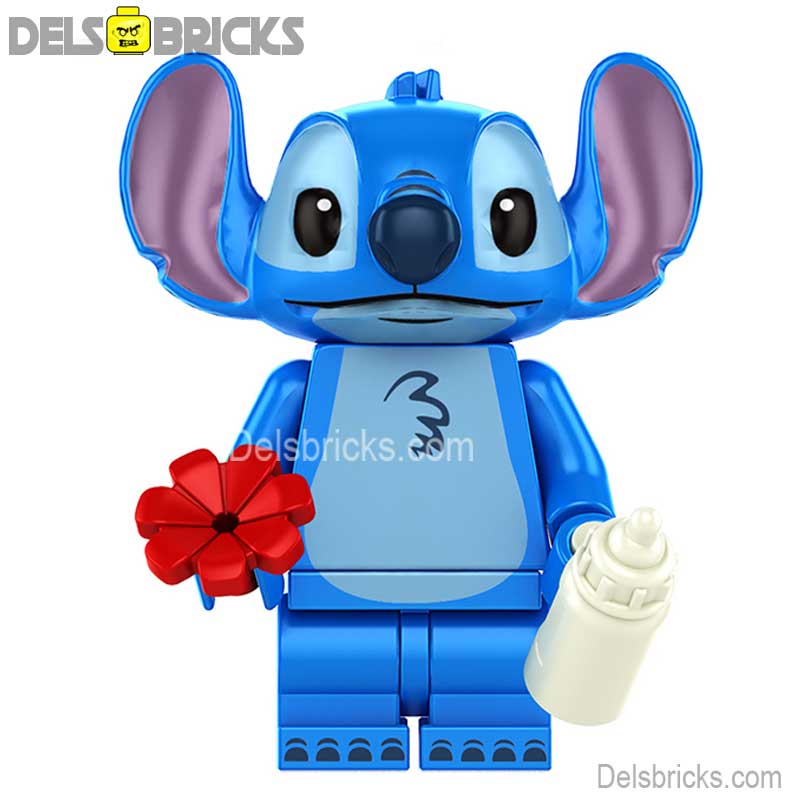 Stitch (Lilo & Stitch) - Custom Building Blocks Mini Figures Compatible with LEGO