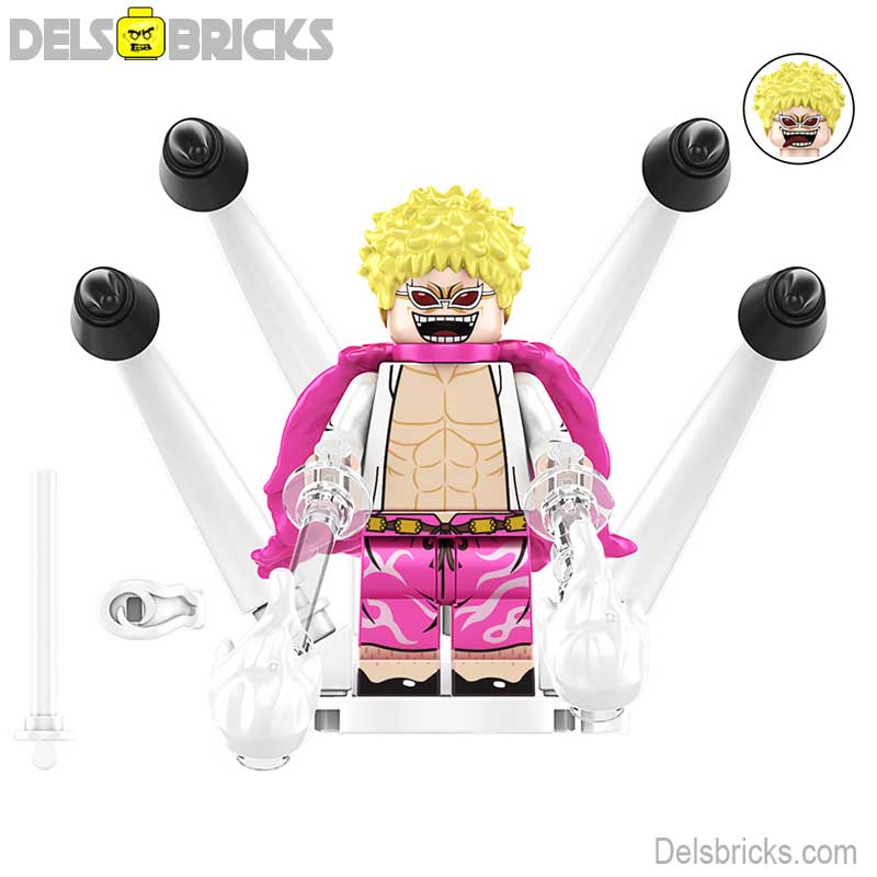 Doflamingo (One Piece) - Custom Building Blocks Mini Figures Compatible with LEGO