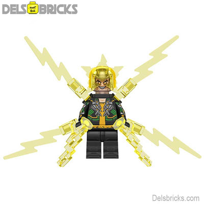 Electro (Marvel Spider-Man) - Custom Building Blocks Mini Figures Compatible with LEGO