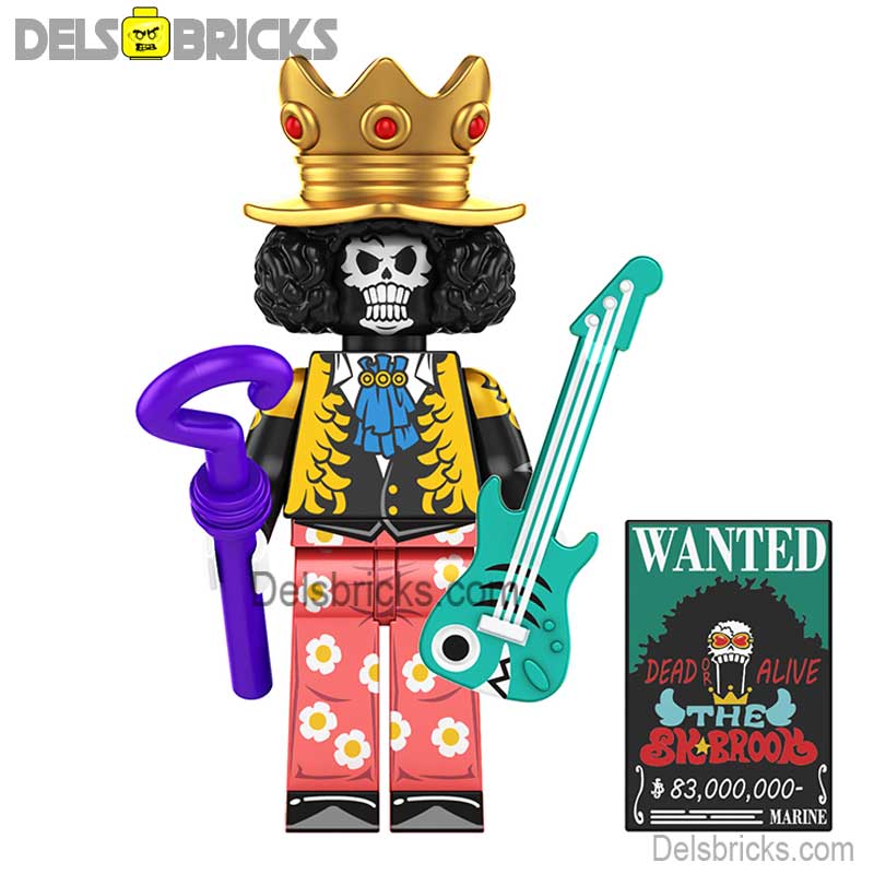 Brook (One Piece) - Custom Building Blocks Mini Figures Compatible with LEGO