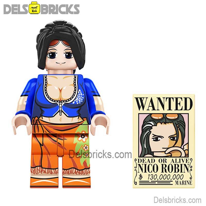 Nico Robin (One Piece) - Custom Building Blocks Mini Figures Compatible with LEGO