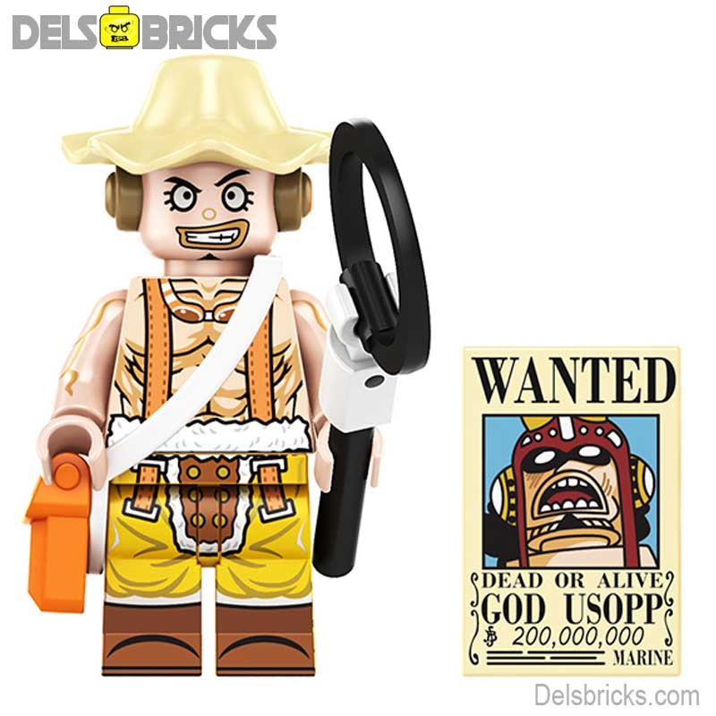 Usopp (One Piece) - Custom Building Blocks Mini Figures Compatible with LEGO