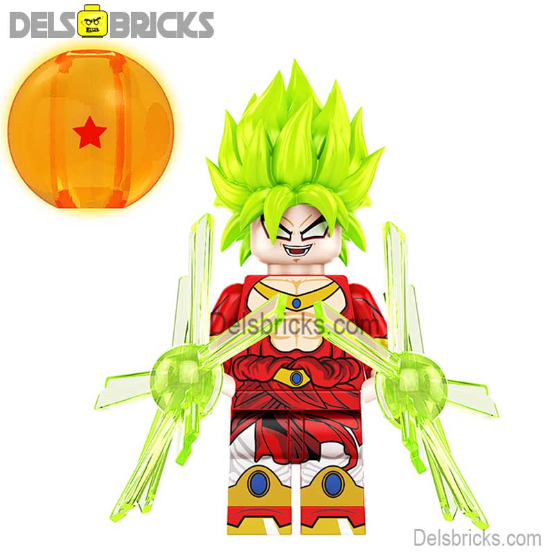 Broly (Dragon Ball Z) - Custom Building Blocks Mini Figures Compatible with LEGO