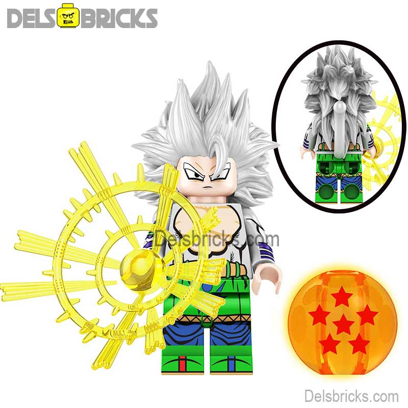 Son Goku 4 (Dragon Ball Z) - Custom Building Blocks Mini Figures Compatible with LEGO