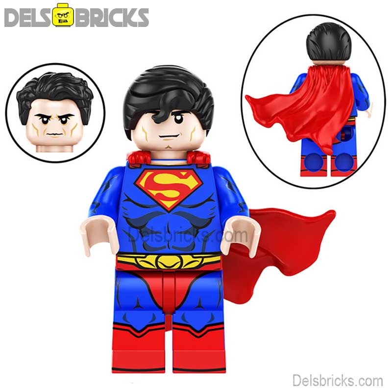 Superman Man of Steel (DC) - Custom Building Blocks Mini Figures Compatible with LEGO