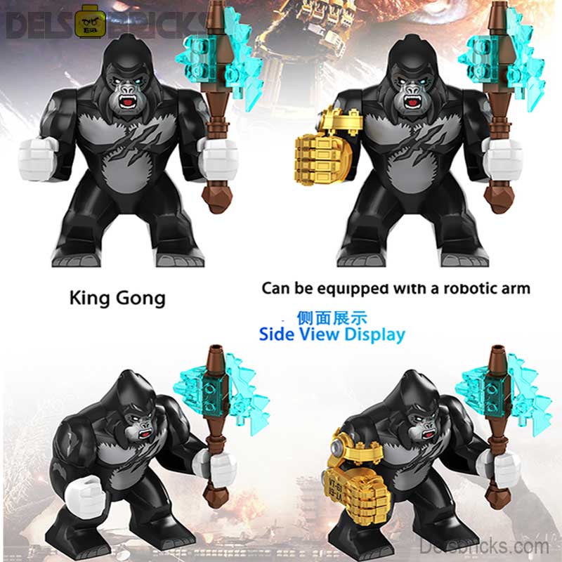 King Kong (Godzilla x Kong) - Custom Building Blocks Mini Figures Compatible with LEGO