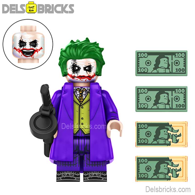 The Joker The Dark Knight (DC) - Custom Building Blocks Mini Figures Compatible with LEGO