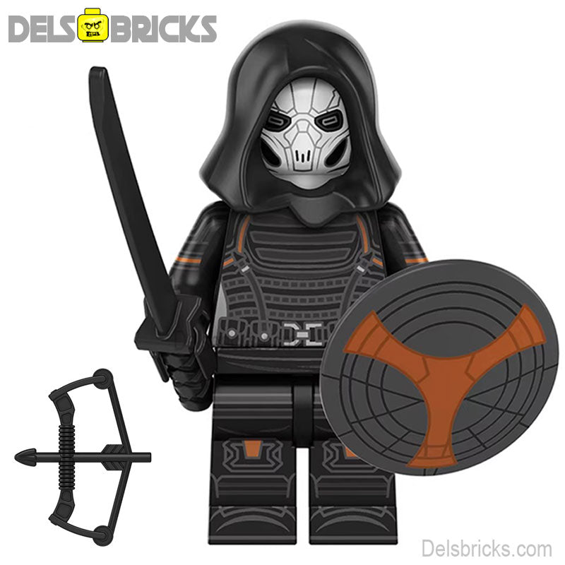 Taskmaster #01 (Marvel Thunderbolts) - Custom Building Blocks Mini Fig ...