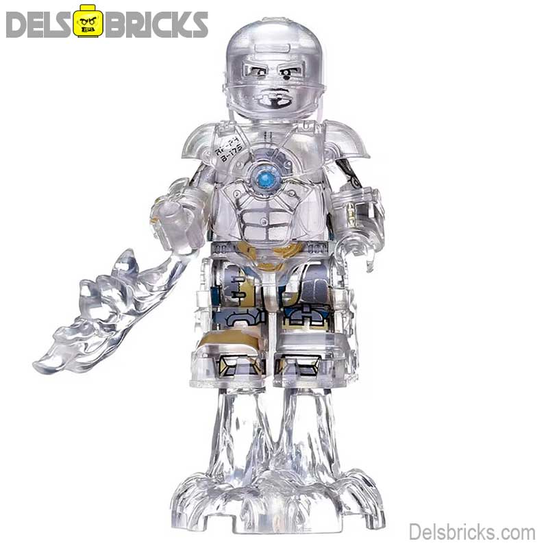 Iron Man Mark 1 Transparent First Suit (Marvel Avengers) - Custom Building Blocks Mini Figures Compatible with LEGO