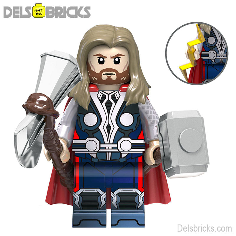 Thor (Marvel Avengers) - Custom Building Blocks Mini Figures Compatible with LEGO