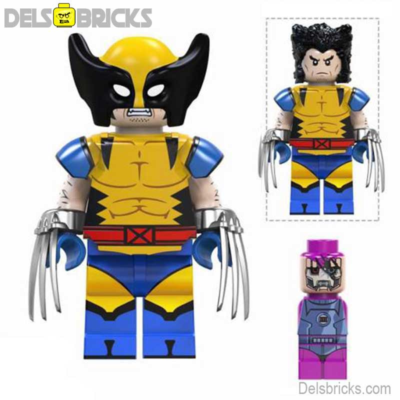 Wolverine (Marvel X-Men) - Custom Building Blocks Mini Figures Compatible with LEGO