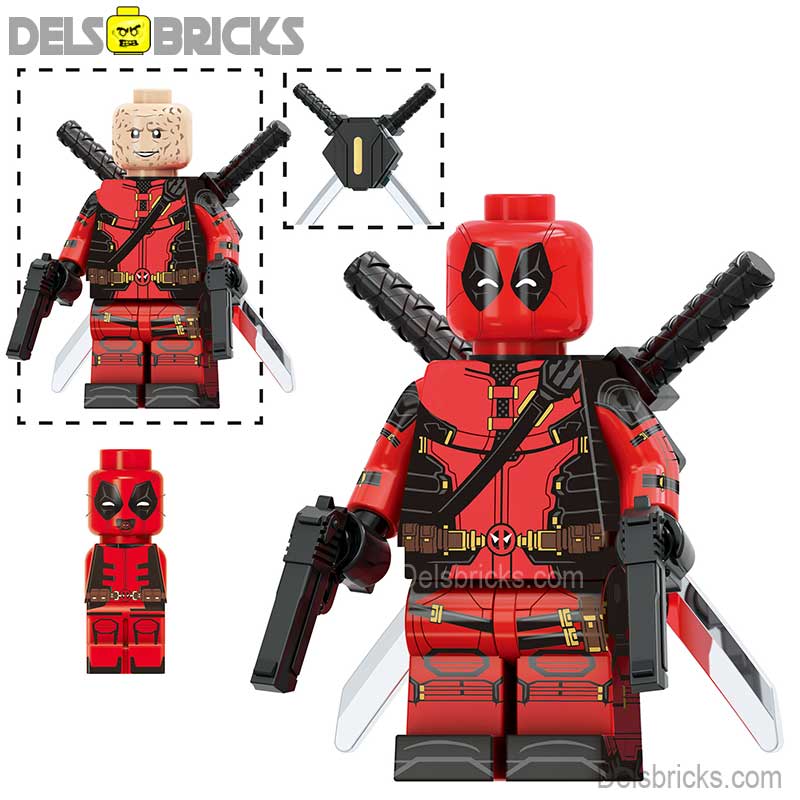 Deadpool (Marvel Deadpool & Wolverine Movie) - Custom Building Blocks Mini Figures Compatible with LEGO