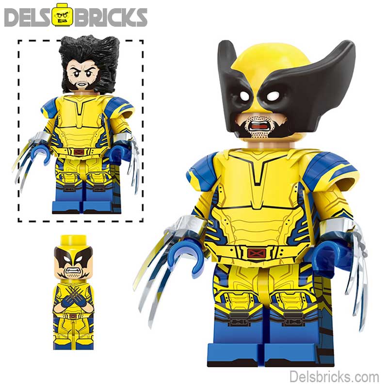 Wolverine (Marvel Deadpool & Wolverine Movie) - Custom Building Blocks Mini Figures Compatible with LEGO