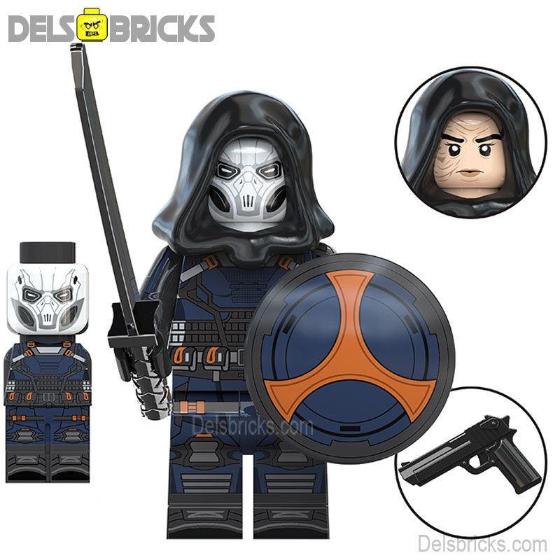 Taskmaster #02 (Marvel Thunderbolts) - Custom Building Blocks Mini Fig ...