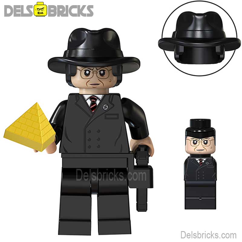 Major Arnold Ernst Toht (Indiana Jones) - Custom Building Blocks Mini Figures Compatible with LEGO