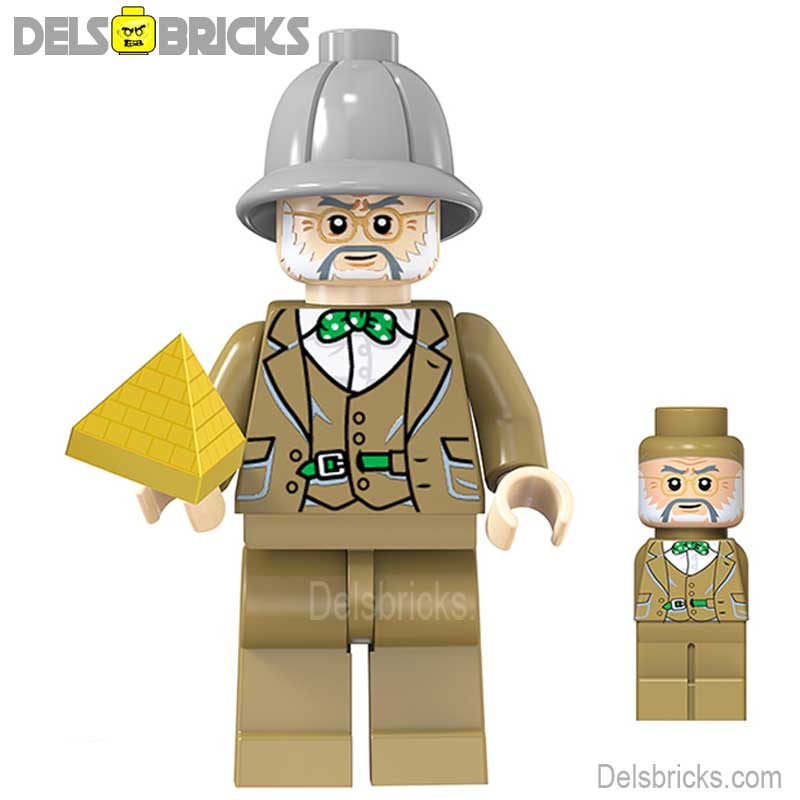 Dr Henry Jones (Indiana Jones) - Custom Building Blocks Mini Figures Compatible with LEGO