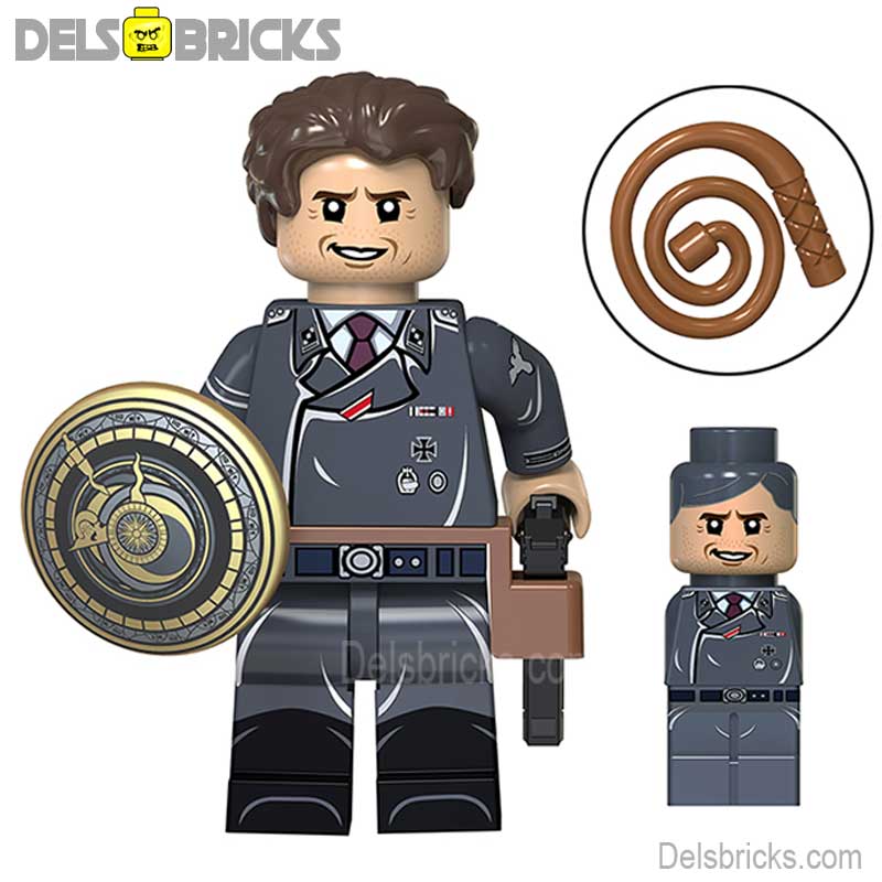 Indiana Jones in Na#i Suit Disguise (Indiana Jones) - Custom Building Blocks Mini Figures Compatible with LEGO