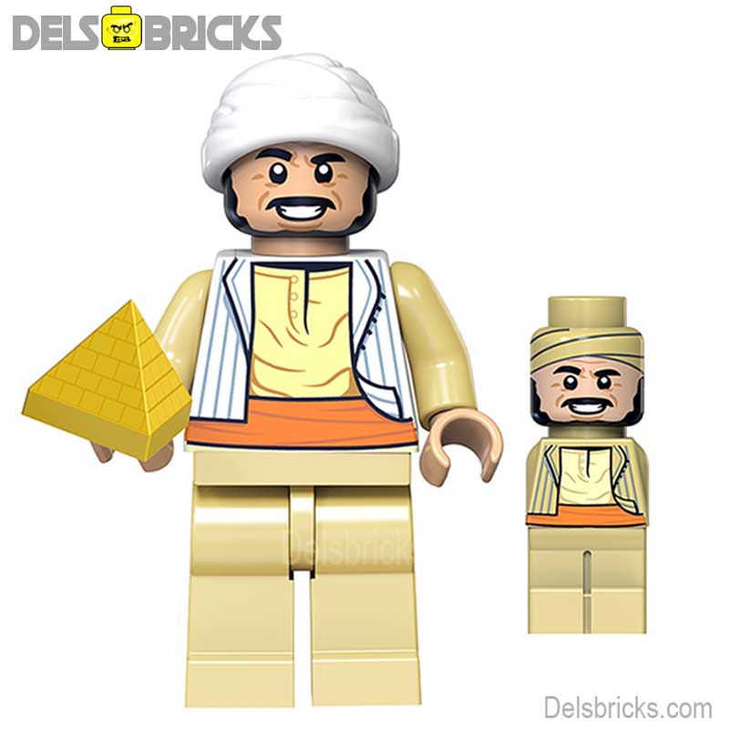 Sallah (Indiana Jones) - Custom Building Blocks Mini Figures Compatible with LEGO