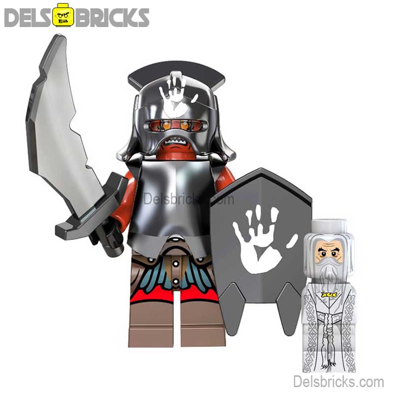 Uruk-hai (The Lord of the Rings) - Custom Building Blocks Mini Figures Compatible with LEGO