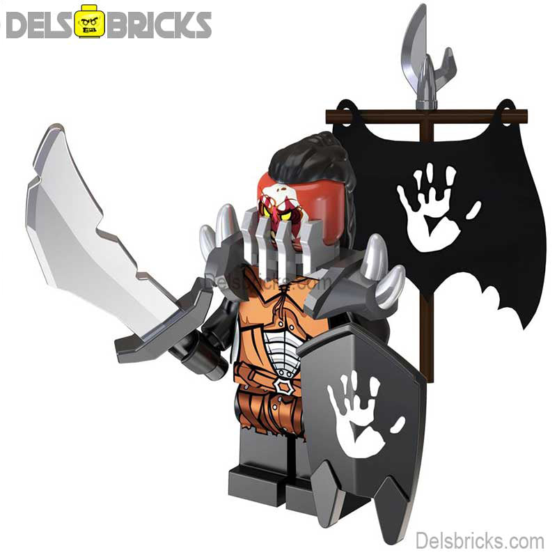 Uruk-hai (The Lord of the Rings) - Custom Building Blocks Mini Figures Compatible with LEGO