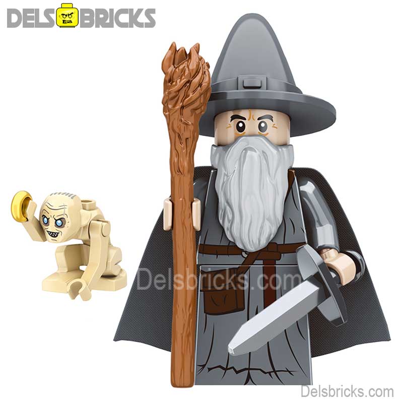 Gandalf The Gray (The Lord of the Rings) - Custom Building Blocks Mini Figures Compatible with LEGO