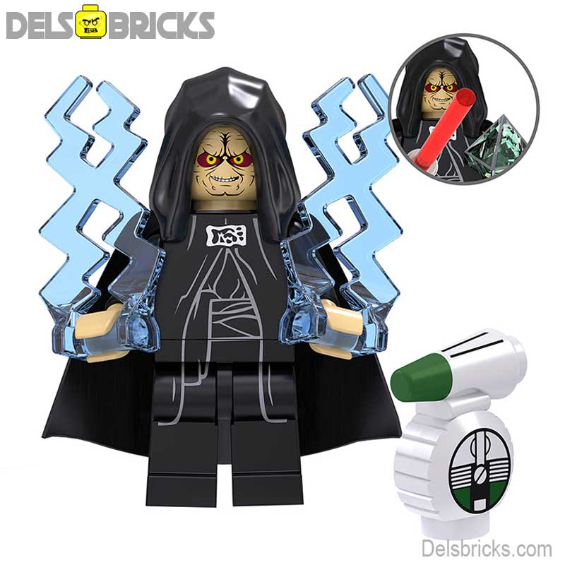 Emperor Palpatine Darth Sidious (Star Wars) - Custom Building Blocks Mini Figures Compatible with LEGO