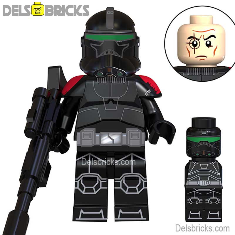 Crosshair Clone Trooper The Bad Batch (Star Wars) - Custom Building Blocks Mini Figures Compatible with LEGO