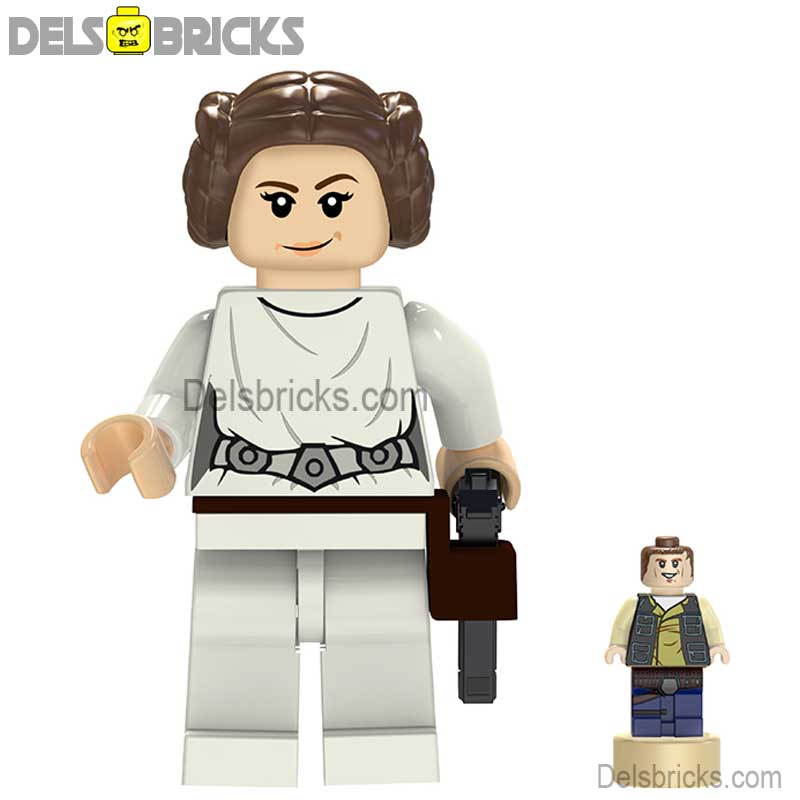 Princess Leia (Star Wars) - Custom Building Blocks Mini Figures Compatible with LEGO