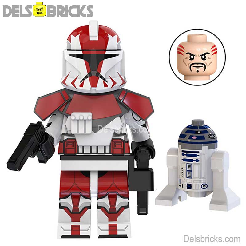 Clone Commander Ganch (Star Wars) - Custom Building Blocks Mini Figures Compatible with LEGO