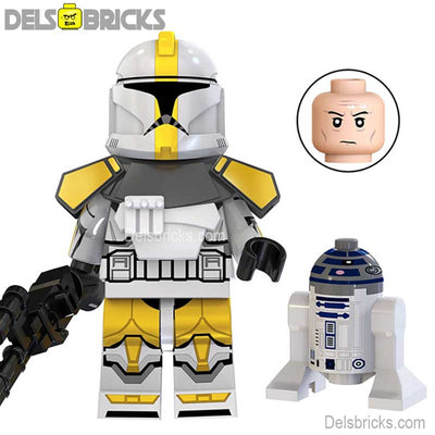 Clone Commander Bly (Star Wars) - Custom Building Blocks Mini Figures Compatible with LEGO