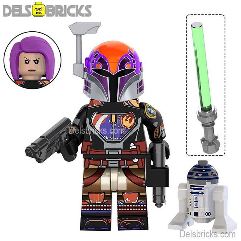 Sabine Wren from Ahsoka (Star Wars) - Custom Building Blocks Mini Figures Compatible with LEGO