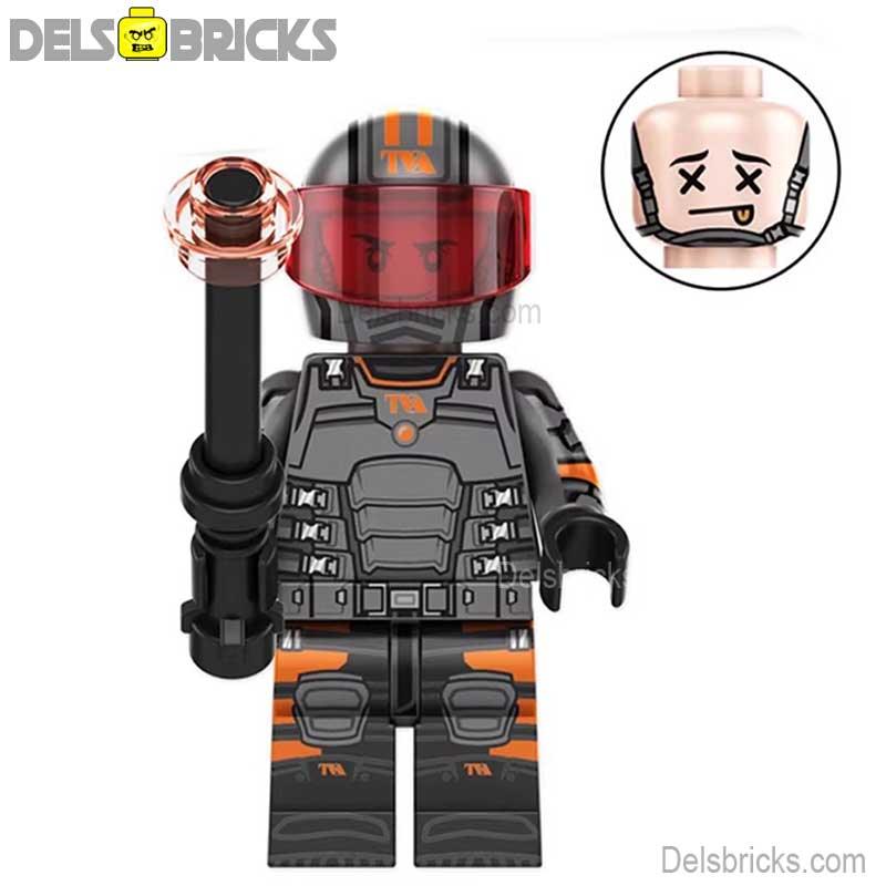 TVA Agent (Marvel Deadpool & Wolverine Movie) - Custom Building Blocks Mini Figures Compatible with LEGO