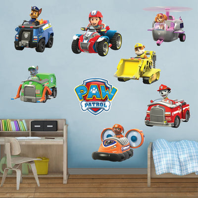 Paw Patrol - RealBig Vehicle Collection - Official Nickelodeon - Reusable Vinyl Wall Decals