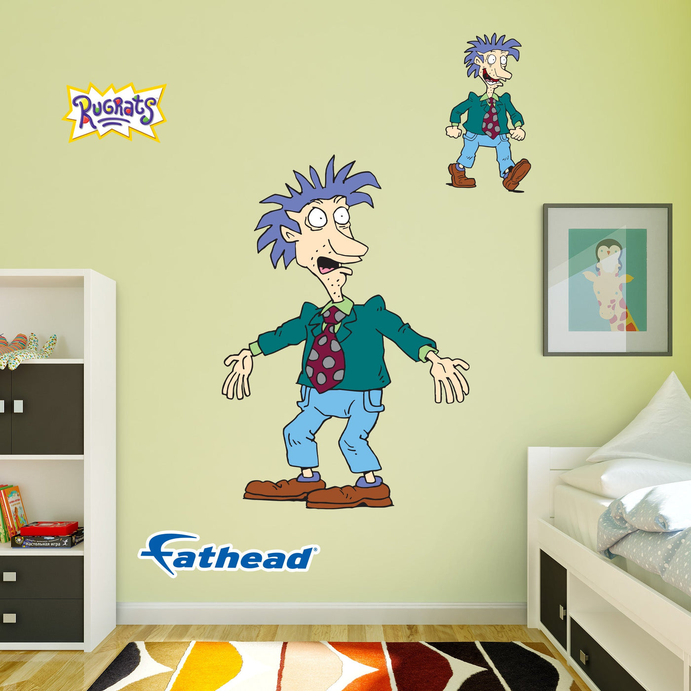 Stu Pickles - Rugrats - RealBig Collection - Official Nickelodeon - Reusable Vinyl Wall Decals