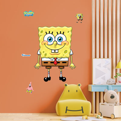SpongeBob Squarepants - RealBig Collection - Official Nickelodeon - Reusable Vinyl Wall Decals