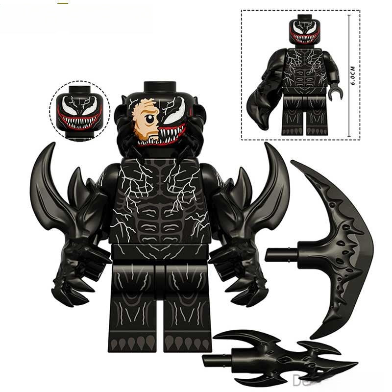Venom (Marvel Spider-Man) - Custom Building Blocks Mini Figures Compat ...