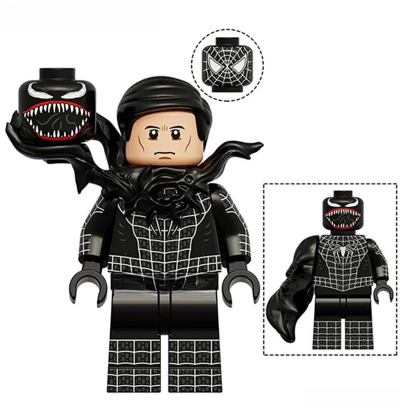 Venom Symbiote (Marvel Spider-Man) - Custom Building Blocks Mini Figur ...