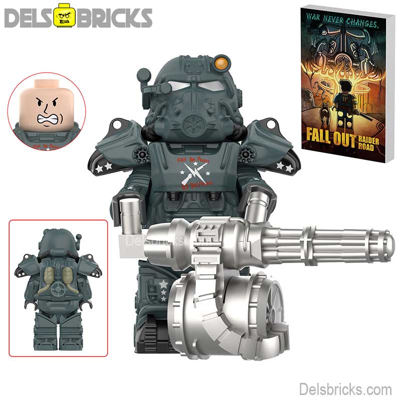 T60 Power Armor Set 1-3 (Fallout) - Custom Building Blocks Mini Figures Compatible with LEGO