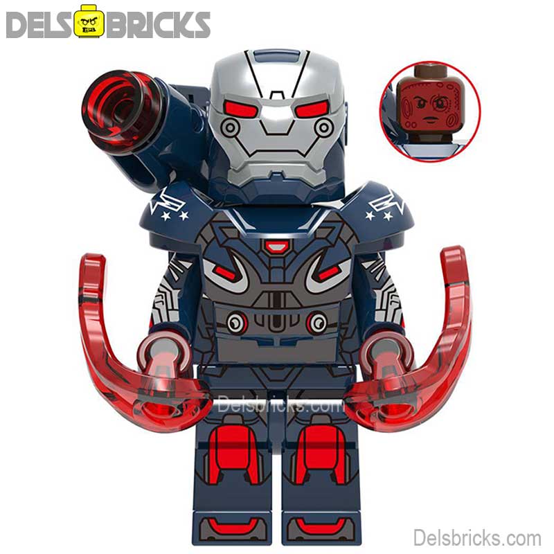 War Machine (Marvel Avengers) - Custom Building Blocks Mini Figures Compatible with LEGO